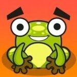 Картинка The Frog Crosses The Road